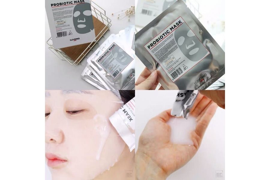 Bao bì và kết cấu của mặt nạ Ildong Probiotic Mask