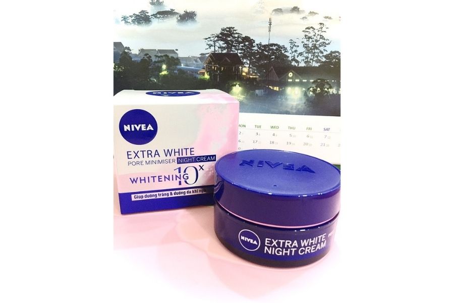 Thiết kế, bao bì kem dưỡng Nivea Extra White Night Cream