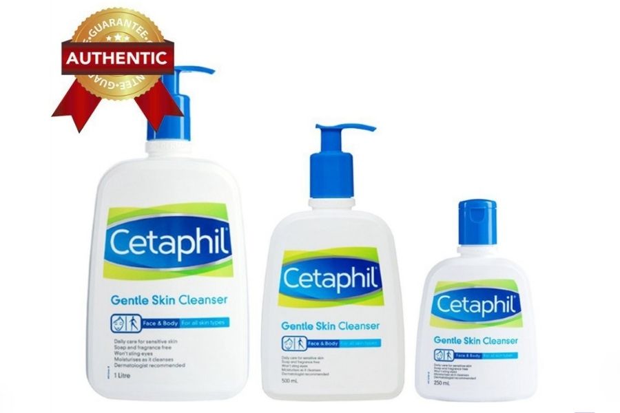 Sữa rửa mặt Cetaphil review về thiết kế bao bì