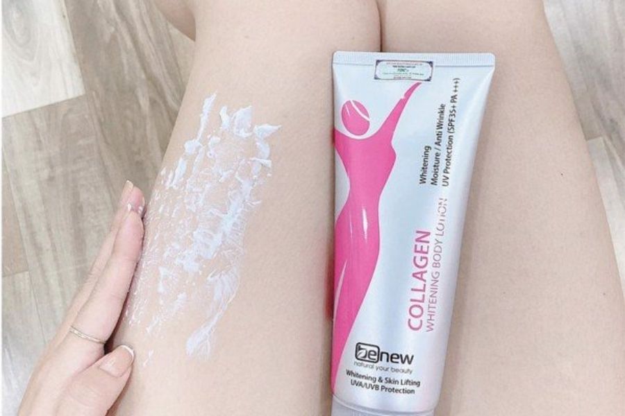 Công dụng vượt trội của kem dưỡng trắng da Benew Collagen Whitening Body Cream