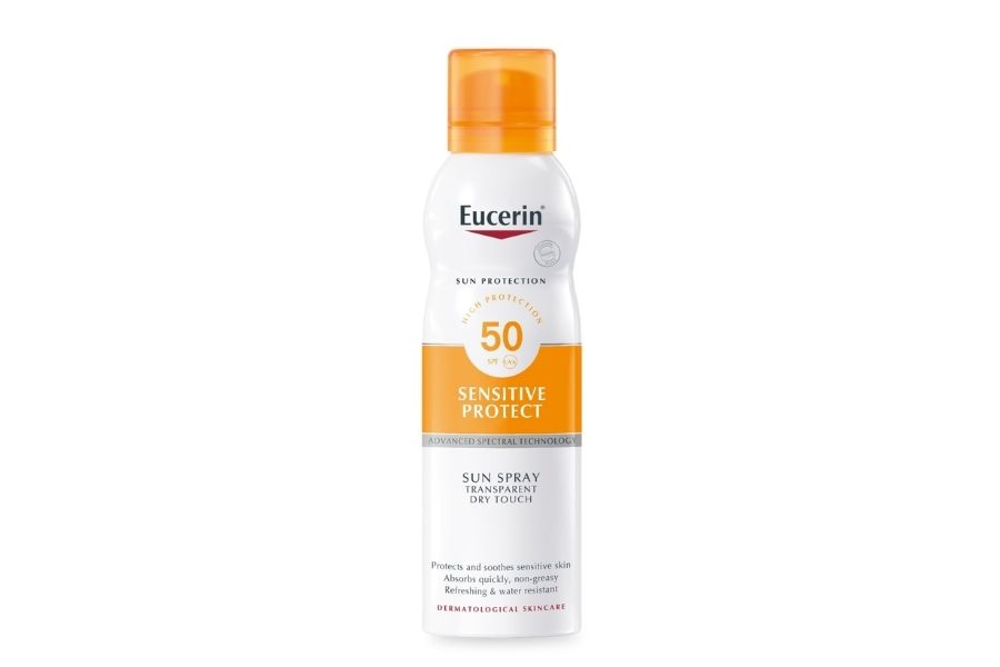 Eucerin Sun Spray Transparent Dry Touch Sensitive Protect SPF 50 giá bao nhiêu