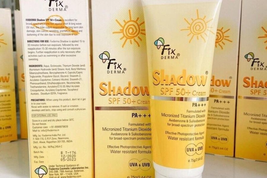 Kem chống nắng Fixderma Shadow SPF 50+ giá bao nhiêu, mua ở đâu? 