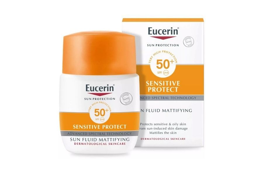 Kem chống nắng Eucerin Sun Fluid Mattifying SPF 50+ giá bao nhiêu
