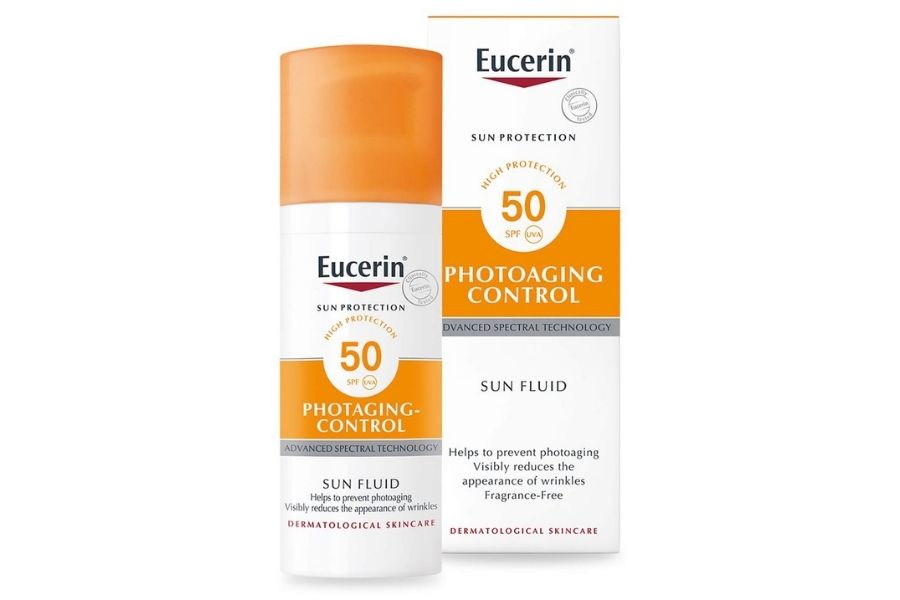 Kem chống nắng Eucerin Sun Fluid Photoaging Control SPF 50 giá bao nhiêu