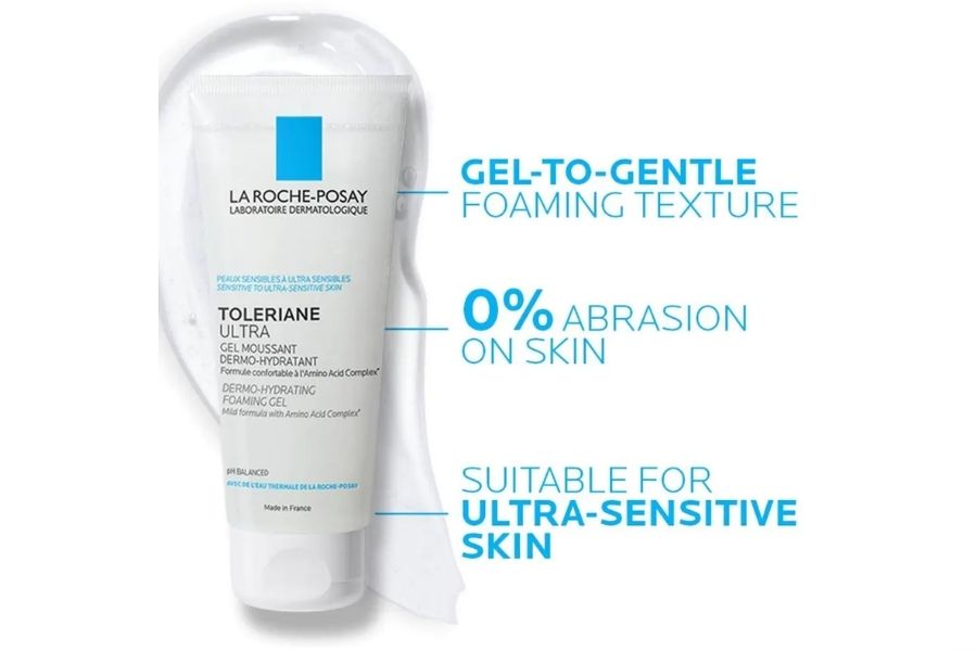 Sữa rửa mặt La Roche Posay Toleriane Ultra Dermo-Hydrating Foaming Gel Amino Acid Cleanser