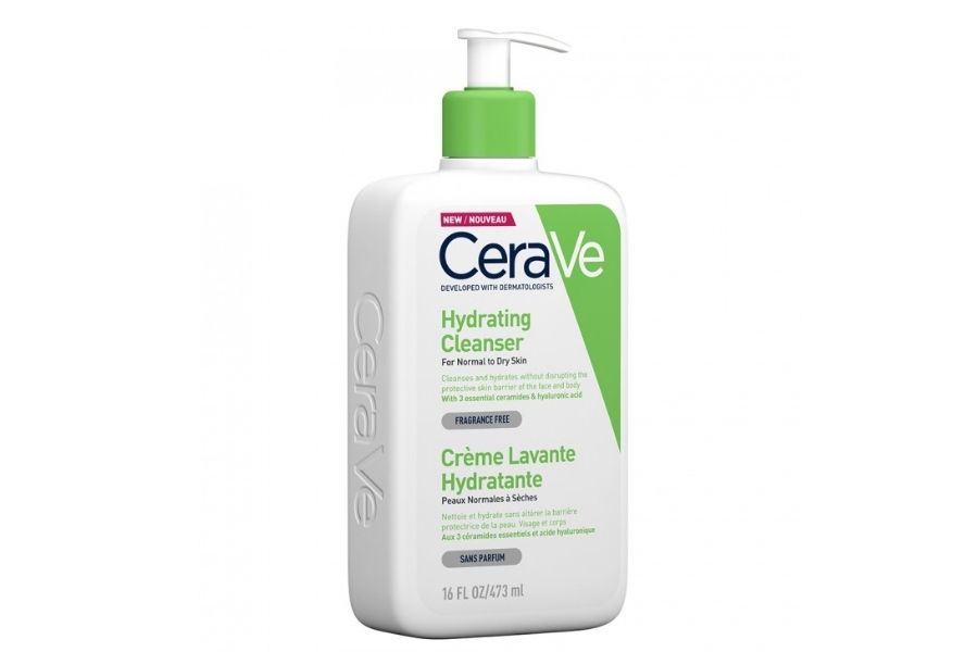 Thành phần sữa rửa mặt CeraVe Hydrating Cleanser cho da thường và da khô