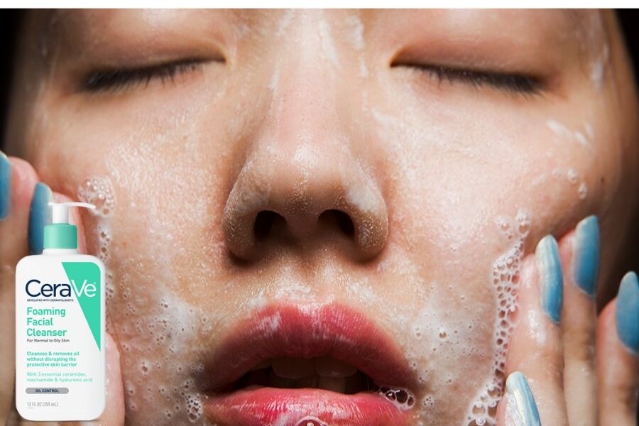 Thành phần và công dụng sữa rửa mặt Cerave Foaming Facial Cleanser cho da dầu mụn