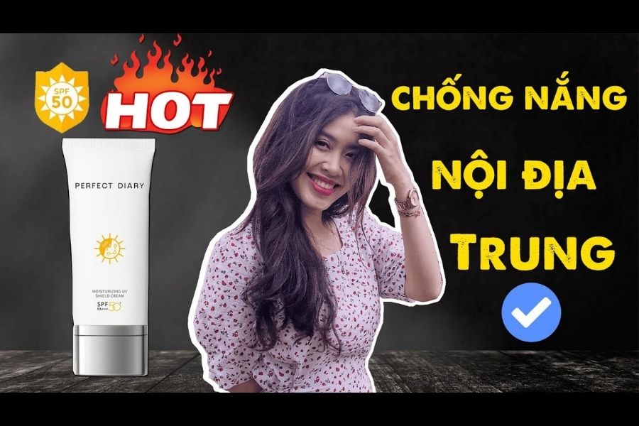 review kem chống nắng perfect diary
