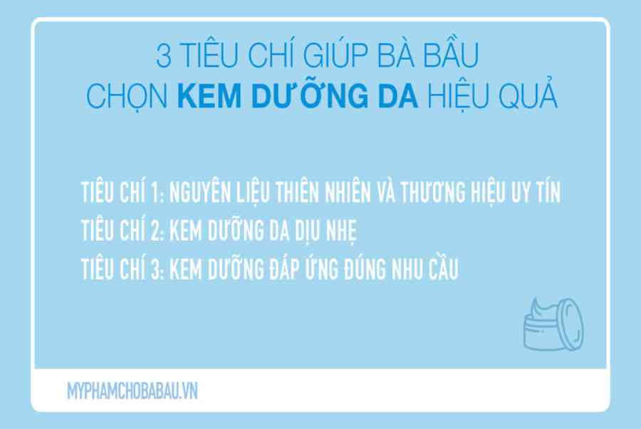 3 tieu chi chon kem duong da cho ba bau 1024x585 1